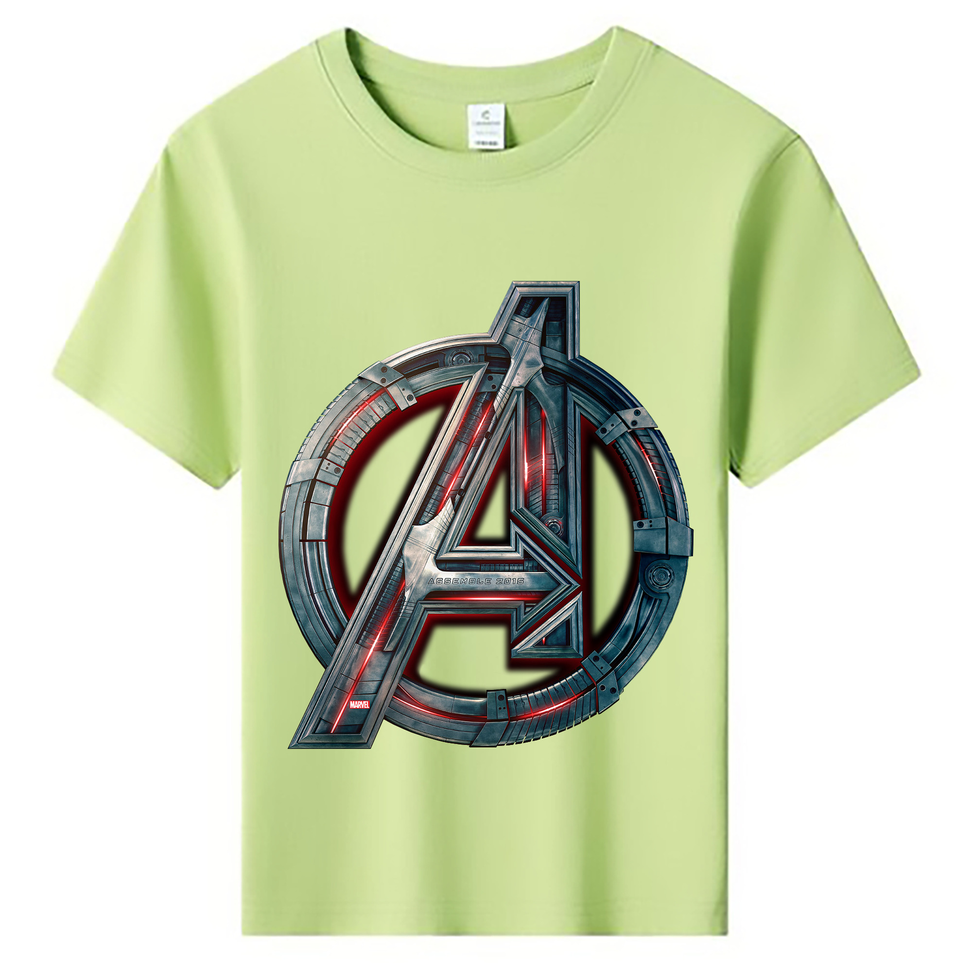 （画像用） アベンジャーズ The Avengers 綿100％キッズTシャツ（フロントプリント）